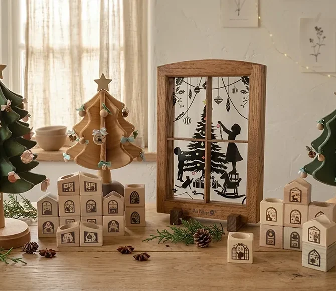 オークビレッジ　クリスマスを待つ時間を、木のぬくもりとともに。香り・音で楽しむクリスマスアイテムを発売